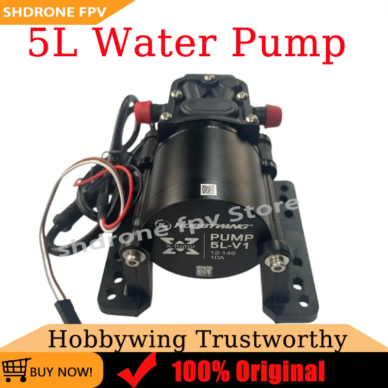Hobbywing Official 5L Water Pump High Life Brushless Water Pump 12-14S 60W Power 5L/min for Agricultural Drone
Hobbywing Official 5L Water Pump High Life Brushless Water Pump 12-14S 60W Power 5L/min for Agricultural Drone