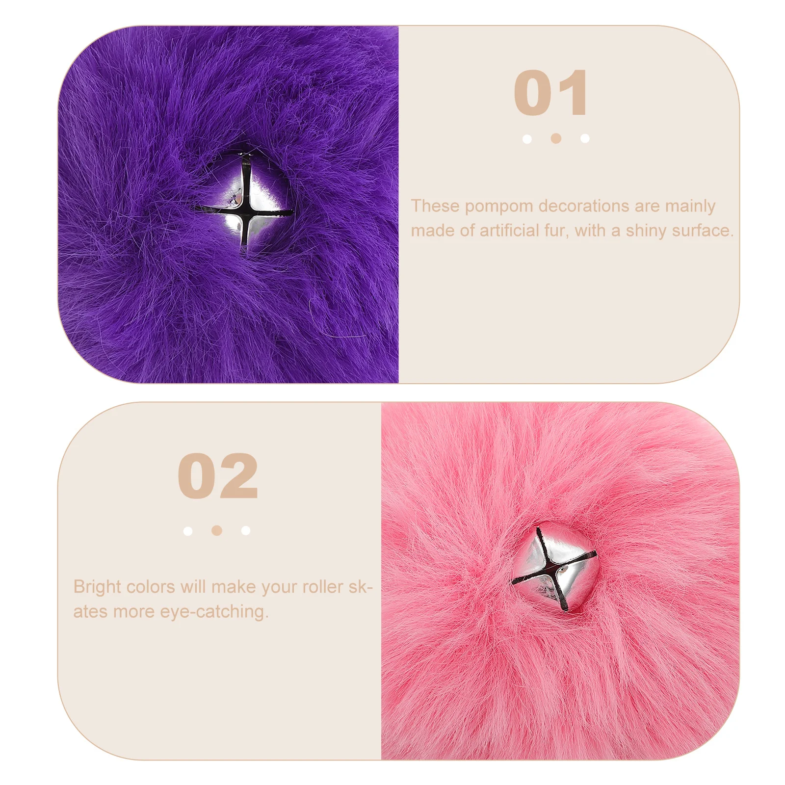 2Pairs Roller Skates Pom Poms Shoelaces Waxed Skating Shoe Laces Decor Ice Shoes Roller Skates Skating Equipment
2Pairs Roller Skates Pom Poms Shoelaces Waxed Skating Shoe Laces Decor Ice Shoes Roller Skates Skating Equipment