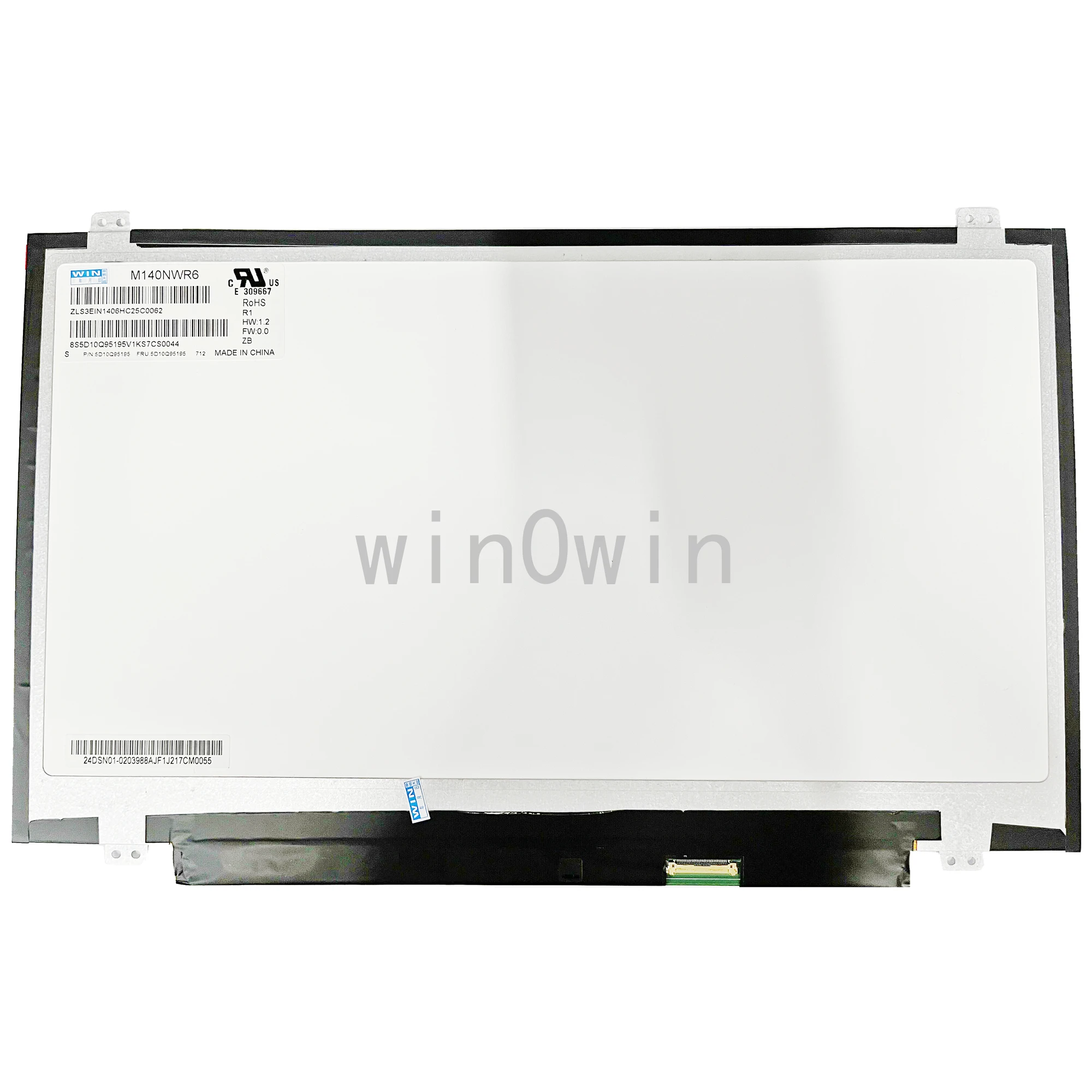 New 14.0inch EDP LED HD REPLACEMENT PANEL DISPLAY LCD SCREEN Glossy for IVO M140NWR6 R1 1366×768 30pins
New 14.0inch EDP LED HD REPLACEMENT PANEL DISPLAY LCD SCREEN Glossy for IVO M140NWR6 R1 1366×768 30pins