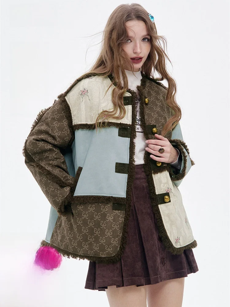 Женская зимняя утепленная куртка Elfsa из хлопка с кружевными вставками, V-образным вырезом, на одной пуговице, с длинными рукавами из искусственной кожи, стандартной длины
Женская зимняя утепленная куртка Elfsa из хлопка с кружевными вставками, V-образным вырезом, на одной пуговице, с длинными рукавами из искусственной кожи, стандартной длины