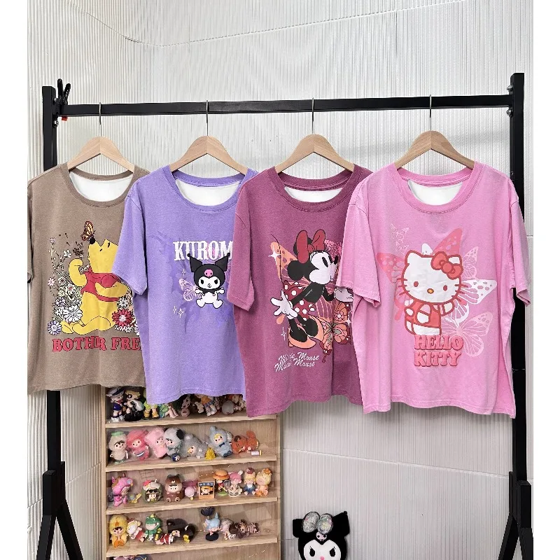 Kuromi Solid Color Printed Cute Style, Refreshing and Breathable, Girls' Favorite, Breathable Quick Drying Clothes
Kuromi Solid Color Printed Cute Style, Refreshing and Breathable, Girls' Favorite, Breathable Quick Drying Clothes