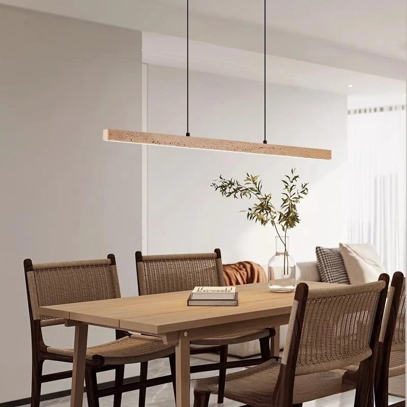 Restaurant yellow travertine chandelier B & B dining table long tea room bar led light luxury style
Restaurant yellow travertine chandelier B & B dining table long tea room bar led light luxury style