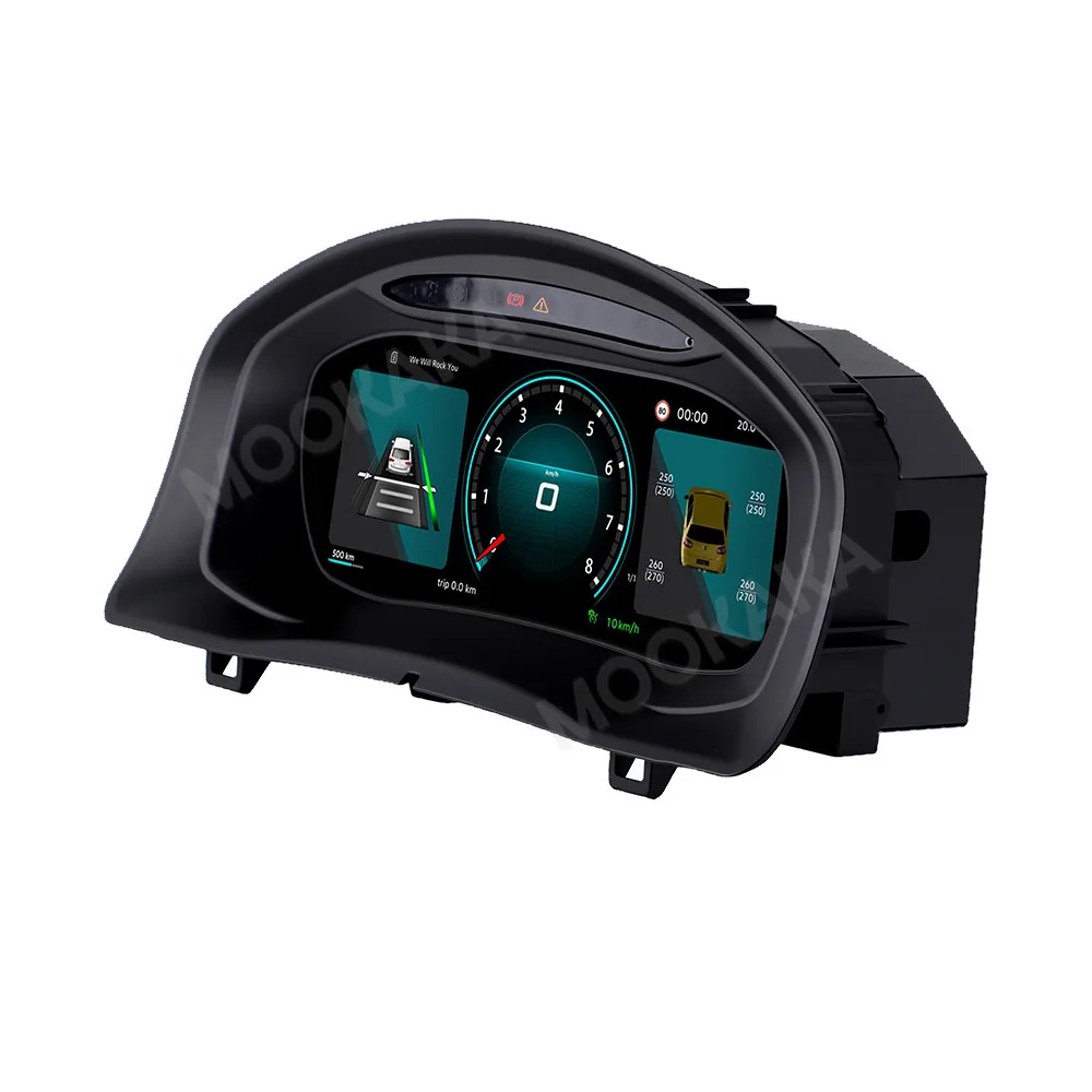 Car Digital Cluster For Volkswagen Tiguan 2010-2017 LCD Dashboard Virtual Cockpit Speedometer Odometer 10.25" Instrument Panel