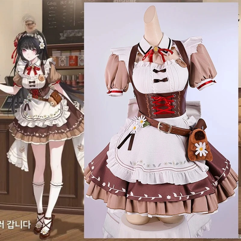 Game Chisa Cosplay Collab Series:Game Wuthering Waves WuWa Chisa Cafe Maid Cosplay Costume Women Halloween Party Uniform 2026
Game Chisa Cosplay Collab Series:Game Wuthering Waves WuWa Chisa Cafe Maid Cosplay Costume Women Halloween Party Uniform 2026