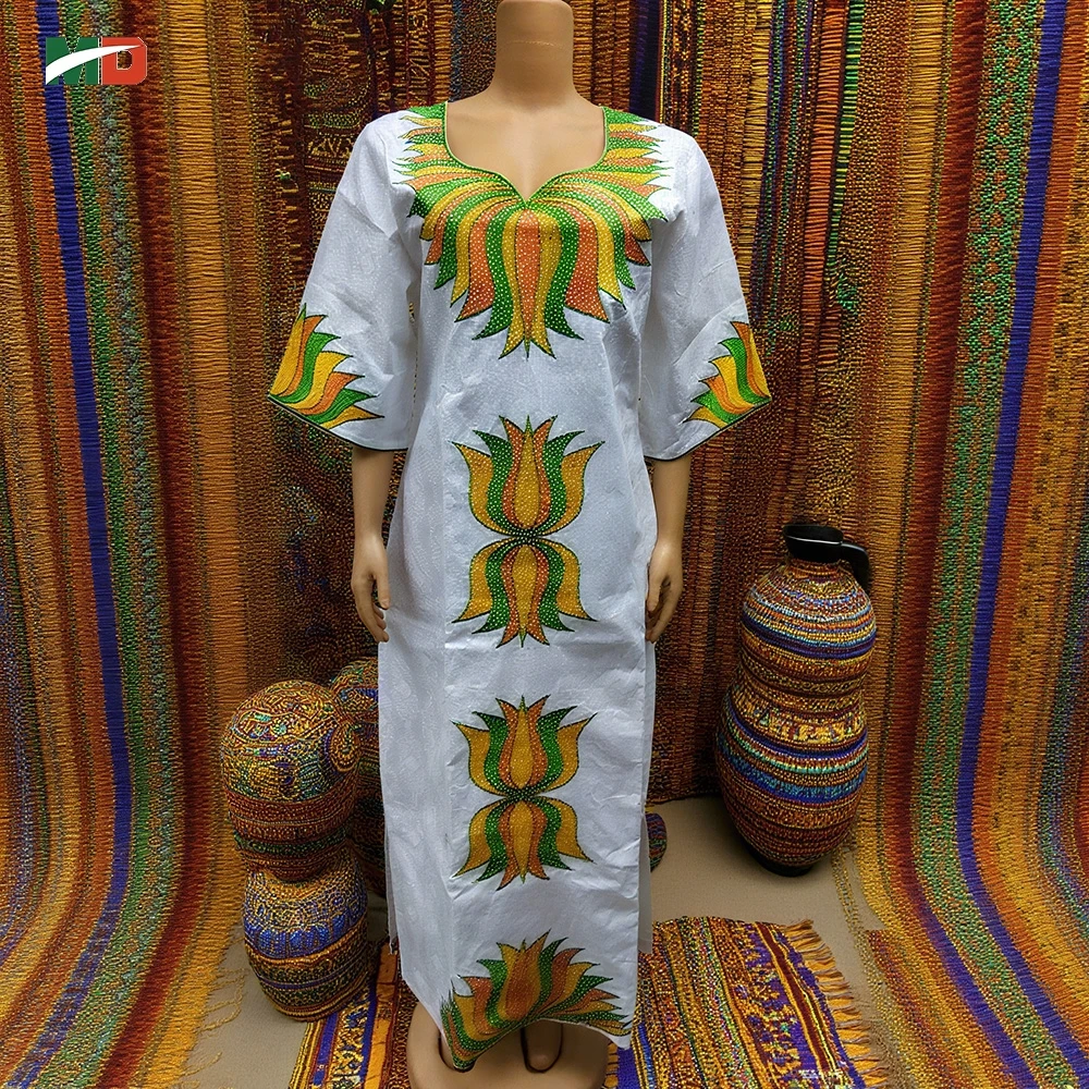 MD African Clothes Plus Size For Women Elegant Dresses Bazin Riche Embroidery Party Wedding Dress Daily Wear Summer Musilm Gown
MD African Clothes Plus Size For Women Elegant Dresses Bazin Riche Embroidery Party Wedding Dress Daily Wear Summer Musilm Gown