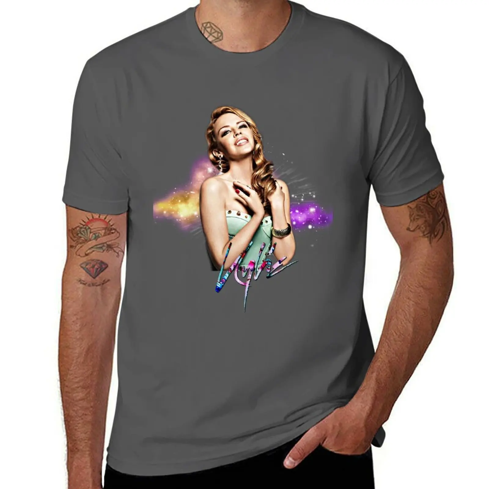 Kylie Minogue Galaxy T-Shirt Functional Casual Short Sleeve Tee
Kylie Minogue Galaxy T-Shirt Functional Casual Short Sleeve Tee