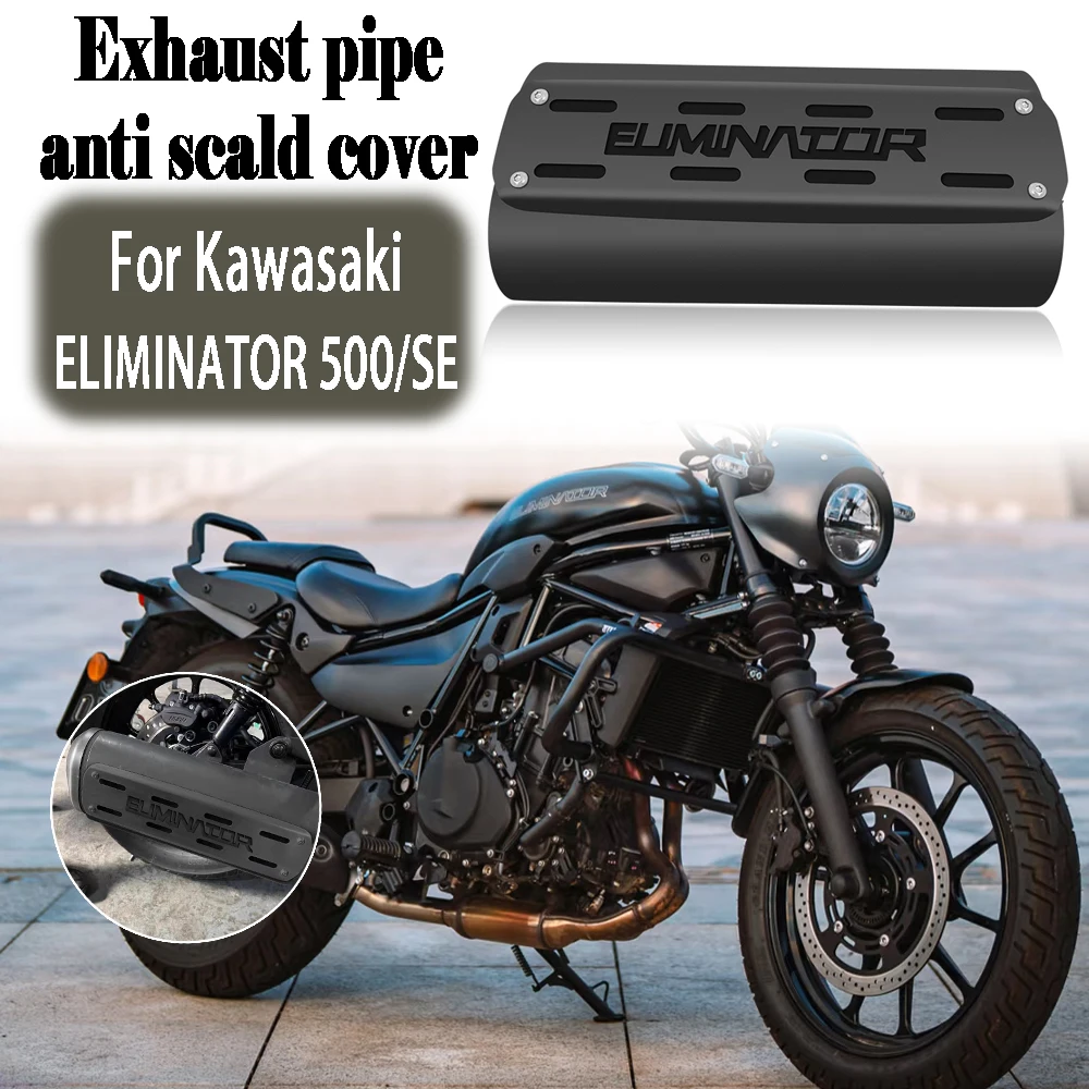 For ELIMINATOR 500/SE Exhaust pipe anti scald cover, decorative protective cover, heat insulation cover, motorcycle accessories
For ELIMINATOR 500/SE Exhaust pipe anti scald cover, decorative protective cover, heat insulation cover, motorcycle accessories