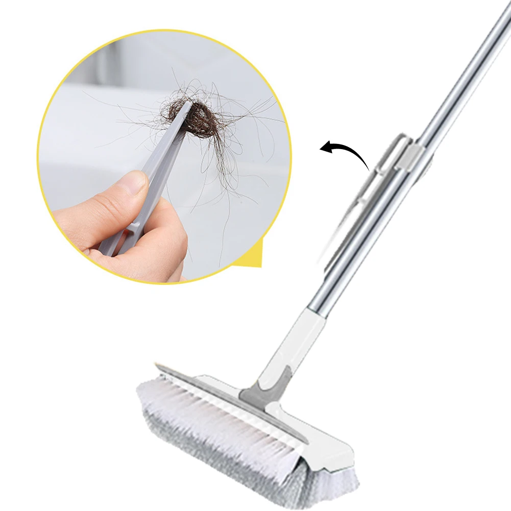 3 in 1 Floor Scrub Brush 180°Rotating Long Handle Stiff Bristle Floor Brush Grout Brush Tile Brush for Cleaning Shower Bathroom
3 in 1 Floor Scrub Brush 180°Rotating Long Handle Stiff Bristle Floor Brush Grout Brush Tile Brush for Cleaning Shower Bathroom