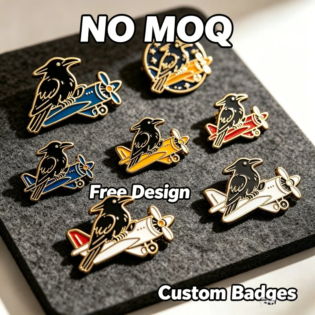 Personalized Lapel Pins Custom Crow Vintage Airplane Enamel Pin Raven Plane Star Sky Jacket Backpack Decor Travel Gift
Personalized Lapel Pins Custom Crow Vintage Airplane Enamel Pin Raven Plane Star Sky Jacket Backpack Decor Travel Gift