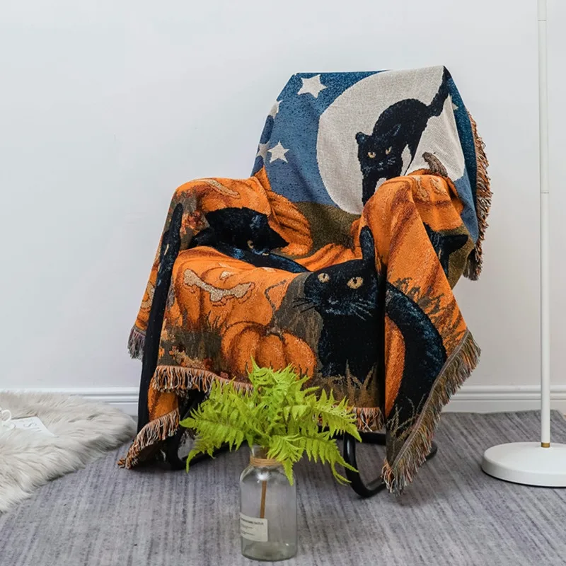 Halloween Pumpkin Cat Series Personalized Trend Blanket Sofa Towel Cover Protective
Halloween Pumpkin Cat Series Personalized Trend Blanket Sofa Towel Cover Protective