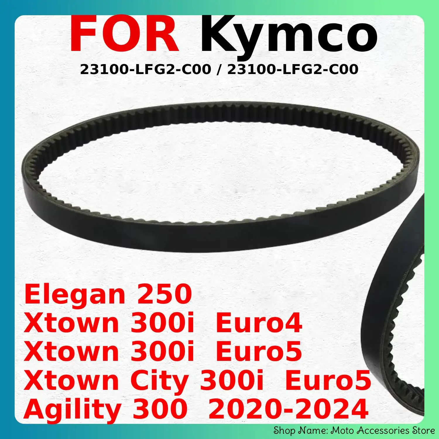 Motorcycle Gearbox Clutch Drive Belt Driving For Kymco Elegan 250 Xtown 300i Euro4 Euro5 Xtown City 23100-LFG2-C00 Accessories
Motorcycle Gearbox Clutch Drive Belt Driving For Kymco Elegan 250 Xtown 300i Euro4 Euro5 Xtown City 23100-LFG2-C00 Accessories