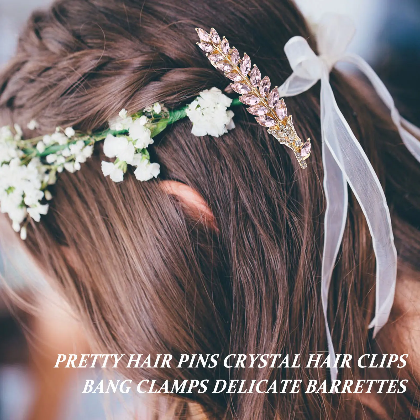 2Pcs Crystal Hair Clips Women Barrettes Metal Alloy Bridal Decor Easy Fix Daily Wear Wedding Party Accessories
2Pcs Crystal Hair Clips Women Barrettes Metal Alloy Bridal Decor Easy Fix Daily Wear Wedding Party Accessories