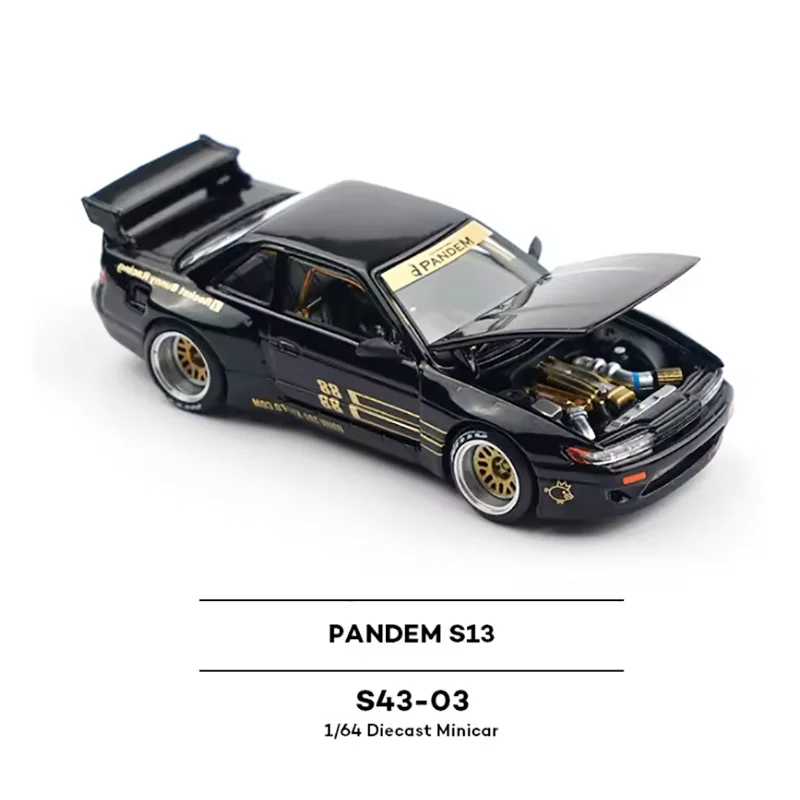 Diecast 1:64 Scale Alloy PandemS13 Race Mini Car Model Static Simulation Toy Collection Gift
Diecast 1:64 Scale Alloy PandemS13 Race Mini Car Model Static Simulation Toy Collection Gift