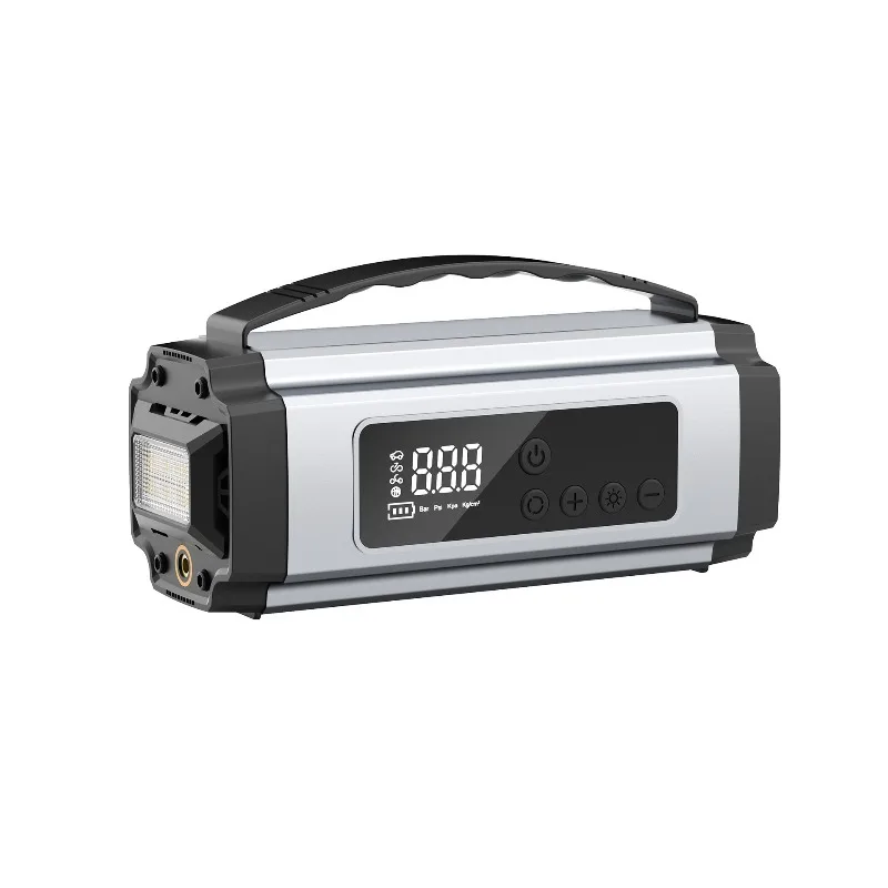 Multifunctional 2-in-1 Device, Emergency Power Supply and Electric Tire Inflator for Vehicle Tyre Inflation & Power Jump Start
Multifunctional 2-in-1 Device, Emergency Power Supply and Electric Tire Inflator for Vehicle Tyre Inflation & Power Jump Start