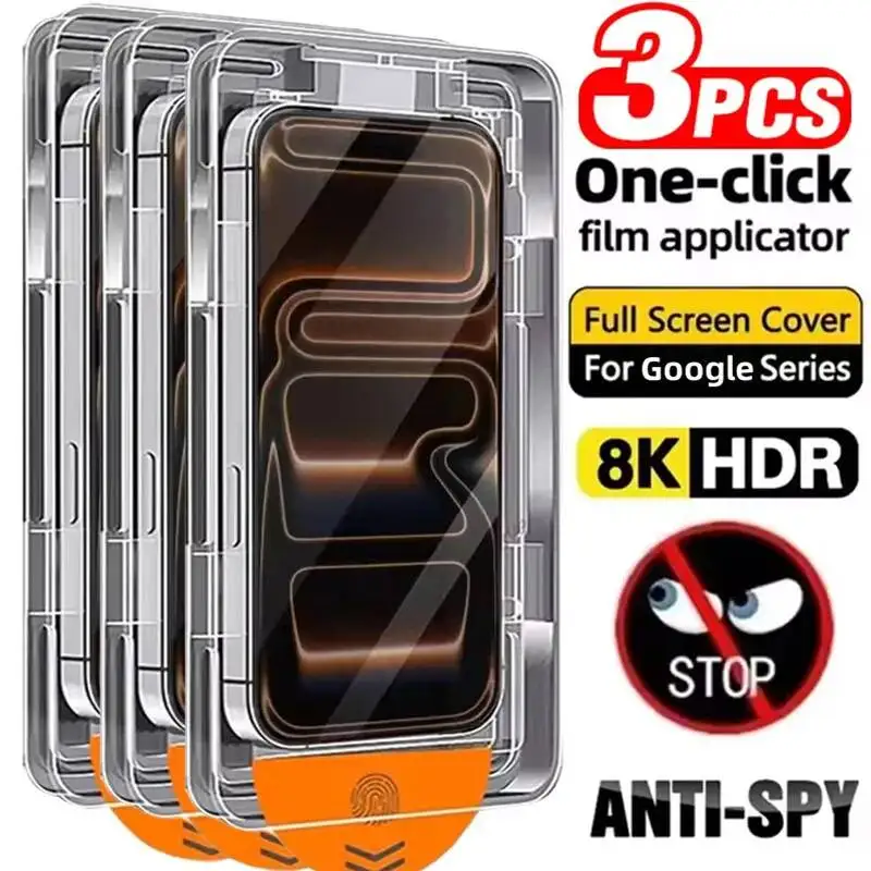 Privacy Screen Protector 10 9 Pro XL Anti-Spy Tempered Glass For Google Pixel 9A 8A 8 7A 7 6A Easy To Install
Privacy Screen Protector 10 9 Pro XL Anti-Spy Tempered Glass For Google Pixel 9A 8A 8 7A 7 6A Easy To Install
