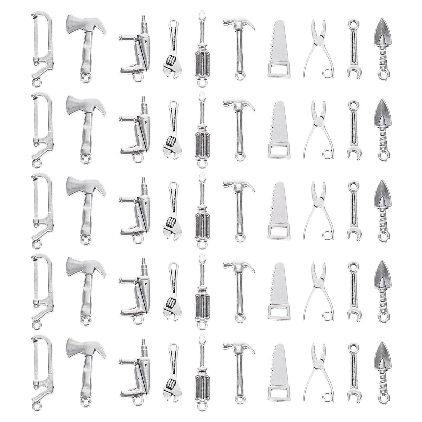 80pcs Simulation Tool Pendant Alloy Charm Diy Jewelry Making Accessories Screwdriver Wrench Necklace Bracelet Decor
80pcs Simulation Tool Pendant Alloy Charm Diy Jewelry Making Accessories Screwdriver Wrench Necklace Bracelet Decor