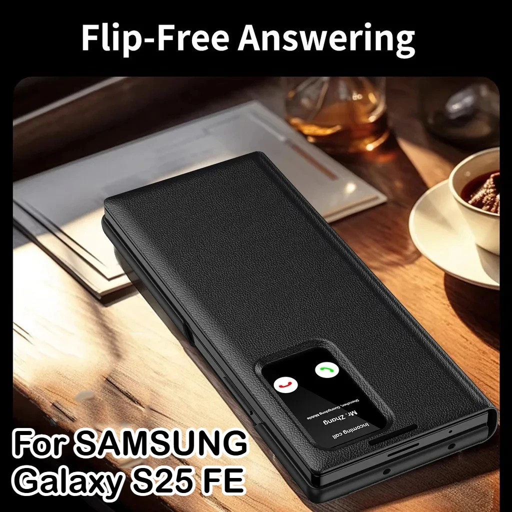 Smart Window Card Wallet Flip Case for Samsung Galaxy S25Ultra S24 FE Plus Ultra Business Leather Stand Sleep Wake Up View Cover
Smart Window Card Wallet Flip Case for Samsung Galaxy S25Ultra S24 FE Plus Ultra Business Leather Stand Sleep Wake Up View Cover