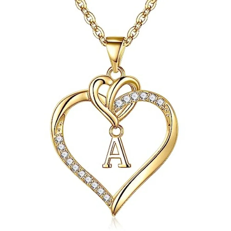 Graduation Gifts for Women Her - Heart Initial Necklaces for Women Girls Gift, 14K--Plated Initial A-Z Heart Necklaces for Teen
Graduation Gifts for Women Her - Heart Initial Necklaces for Women Girls Gift, 14K--Plated Initial A-Z Heart Necklaces for Teen