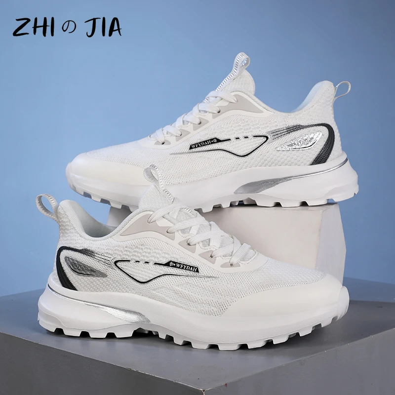 Мужская спортивная обувь с вязаной сеткой, дышащие, легкие, мягкие кроссовки, большая модная повседневная мужская обувь 39-46
Мужская спортивная обувь с вязаной сеткой, дышащие, легкие, мягкие кроссовки, большая модная повседневная мужская обувь 39-46