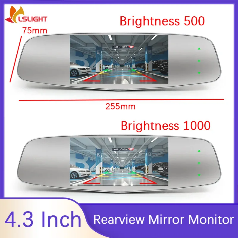4,3-дюймовый OEM-монитор зеркала заднего вида HD с автоматическим затемнением и специальным кронштейном и камерой заднего вида, автомобильные аксессуары
4,3-дюймовый OEM-монитор зеркала заднего вида HD с автоматическим затемнением и специальным кронштейном и камерой заднего вида, автомобильные аксессуары