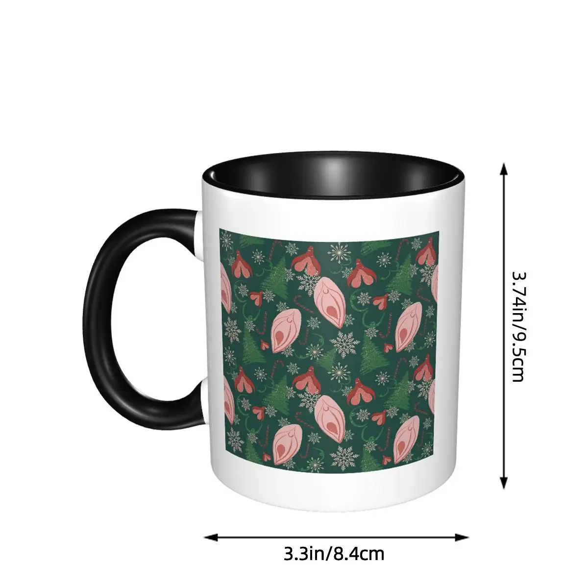 Christmas Vulva Pattern Green Mug Funny Ceramic Coffee Cups Tea Mugs Milk Cup Drinkware Gifts for Woman Man
Christmas Vulva Pattern Green Mug Funny Ceramic Coffee Cups Tea Mugs Milk Cup Drinkware Gifts for Woman Man