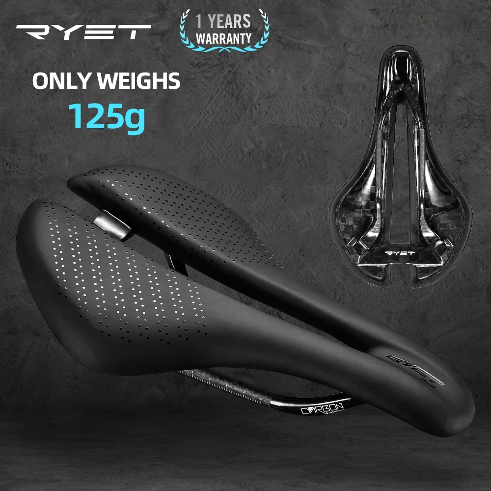 2026RYET Ultralight 125g Full Carbon Bike Saddle MTB Seating Saddles Black Road Bicycle Seat Cushion Cycling Sports Accessories
2026RYET Ultralight 125g Full Carbon Bike Saddle MTB Seating Saddles Black Road Bicycle Seat Cushion Cycling Sports Accessories
