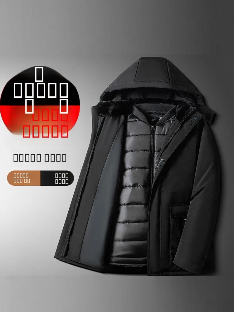 Detachable Inner Fce Lined Thiened Men's Cotton Jaet Winter Warm Cold Proof Outerwear Faionable Urban Sle Casual Coat
Detachable Inner Fce Lined Thiened Men's Cotton Jaet Winter Warm Cold Proof Outerwear Faionable Urban Sle Casual Coat