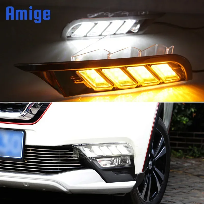 Car LED Daytime Running Headlamps For Nissan Kicks 2016 2017 2018 2019 2020 Daylights Yellow Turn Signal DRL Car Foglamps
Car LED Daytime Running Headlamps For Nissan Kicks 2016 2017 2018 2019 2020 Daylights Yellow Turn Signal DRL Car Foglamps