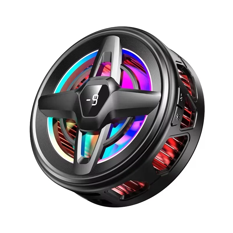 K25 Magnetic & Back-clip 2 in 1 Silent Semiconductor Cooling Fan Radiator AI Adjustment PUBG Game Cooler for IPhone IOS Android
K25 Magnetic & Back-clip 2 in 1 Silent Semiconductor Cooling Fan Radiator AI Adjustment PUBG Game Cooler for IPhone IOS Android