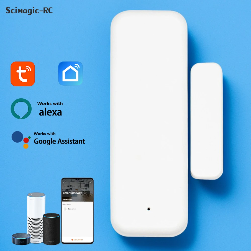 Tuya WiFi Door Sensor Window Sensor Smart Home Wireless Door Detector Door Open/Closed Alarm System for Alexa Google Home
Tuya WiFi Door Sensor Window Sensor Smart Home Wireless Door Detector Door Open/Closed Alarm System for Alexa Google Home