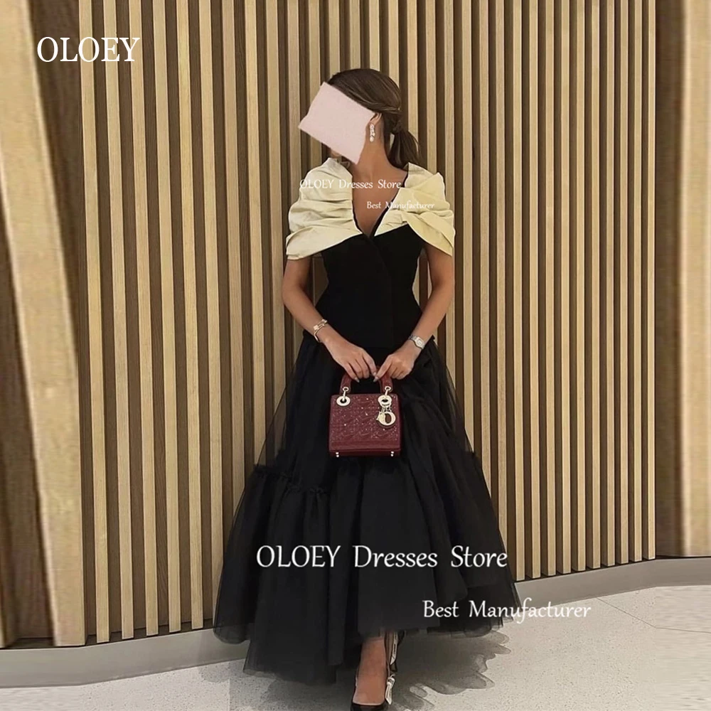 OLOEY Vintage A Line Saudi Arabic Women Evening Dresses V Neck Short Sleeves Tulle Ankle length Prom Gowns Formal Party Dress
OLOEY Vintage A Line Saudi Arabic Women Evening Dresses V Neck Short Sleeves Tulle Ankle length Prom Gowns Formal Party Dress