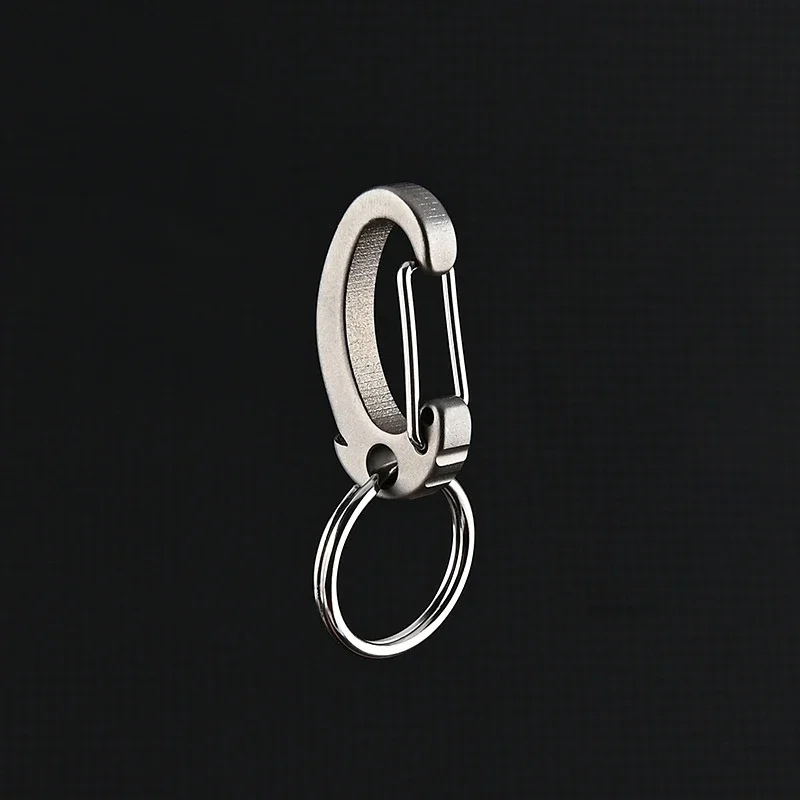 1PC Titanium Alloy Carabiner Keychain Heavy-Duty Quick Release Backpack Hook with Titanium Key Ring Set for Outdoor Sports
1PC Titanium Alloy Carabiner Keychain Heavy-Duty Quick Release Backpack Hook with Titanium Key Ring Set for Outdoor Sports