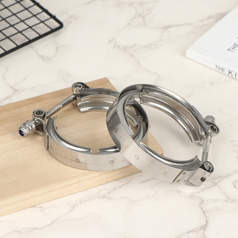 304 Stainless Steel 2-4 Inch Quick Release V Band Clamp Turbo Exhaust Pipe V-band Clamp V Clamp Clip
304 Stainless Steel 2-4 Inch Quick Release V Band Clamp Turbo Exhaust Pipe V-band Clamp V Clamp Clip