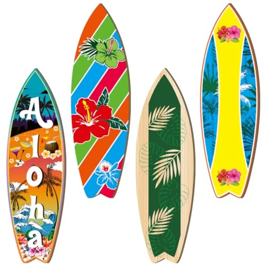 4 Pcs Summer Giant Surfboard Wall Decor Large Wooden Beach Surfboard Wall Hanging Sign Wood Surf Boards for Decorating Foldable
4 Pcs Summer Giant Surfboard Wall Decor Large Wooden Beach Surfboard Wall Hanging Sign Wood Surf Boards for Decorating Foldable
