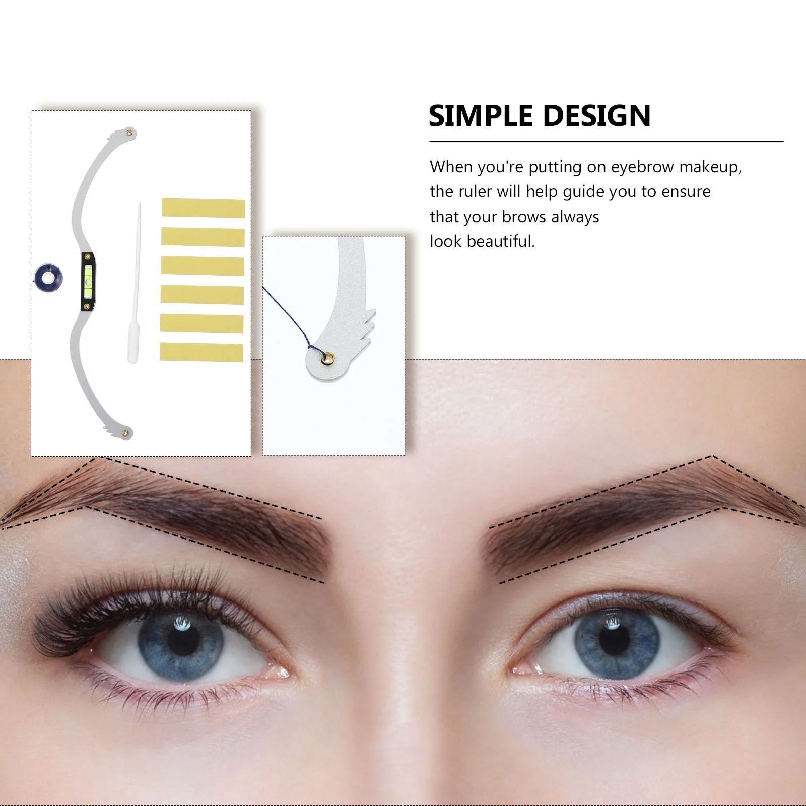 Eyebrow Horizontal Ruler Metal Measuring Tool for Tattoo Shaper Positioning Easy Durable Precise Scale Symmetrical Makeup
Eyebrow Horizontal Ruler Metal Measuring Tool for Tattoo Shaper Positioning Easy Durable Precise Scale Symmetrical Makeup
