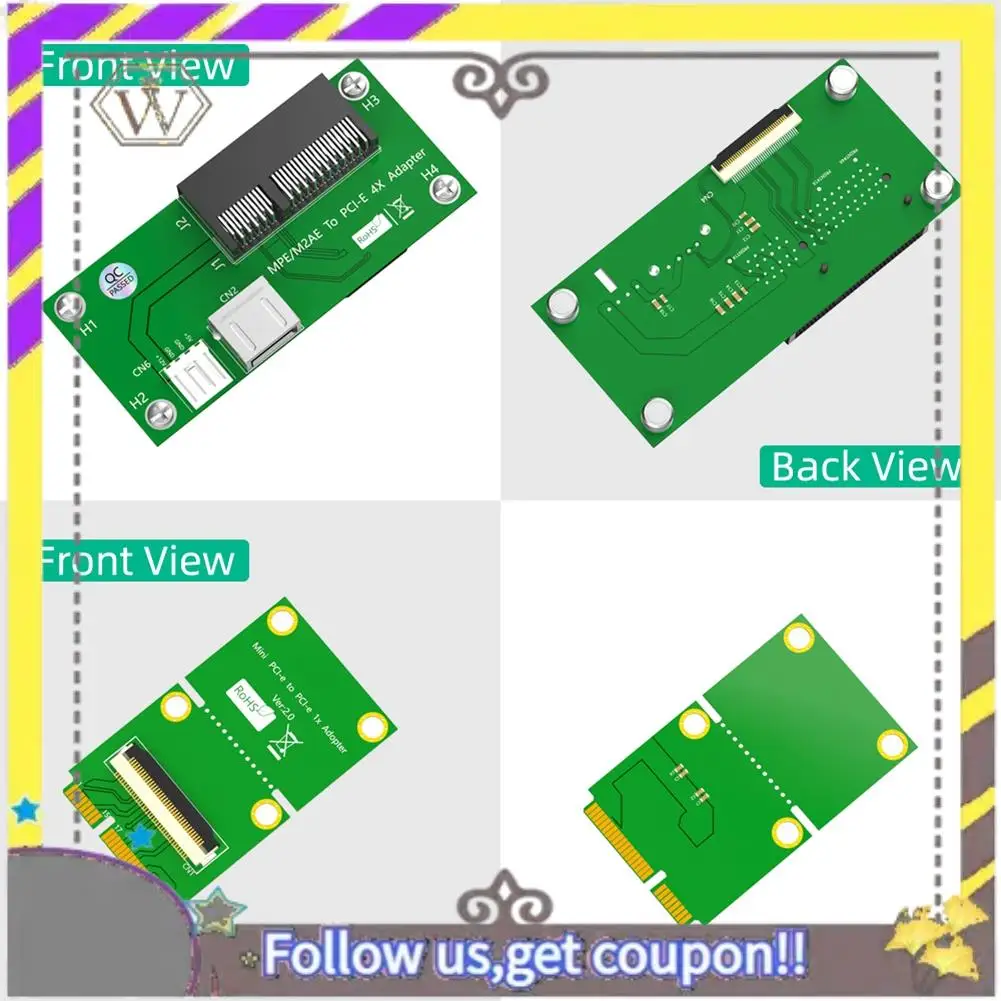 New Mini PCI-E To PCI-E X4 Extension Cable Riser Cable With High Speed FPC Cable With Magnetic Pad
New Mini PCI-E To PCI-E X4 Extension Cable Riser Cable With High Speed FPC Cable With Magnetic Pad