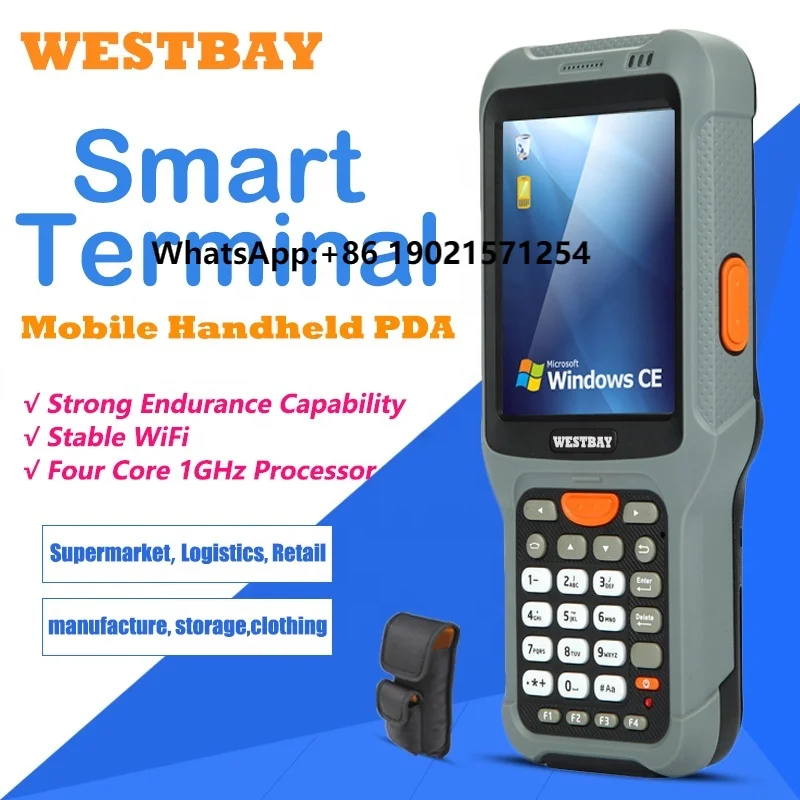 Westbay Portable Windows CE 6.0 Data Collector Pda with Barcode Scanner Handheld Terminal
Westbay Portable Windows CE 6.0 Data Collector Pda with Barcode Scanner Handheld Terminal