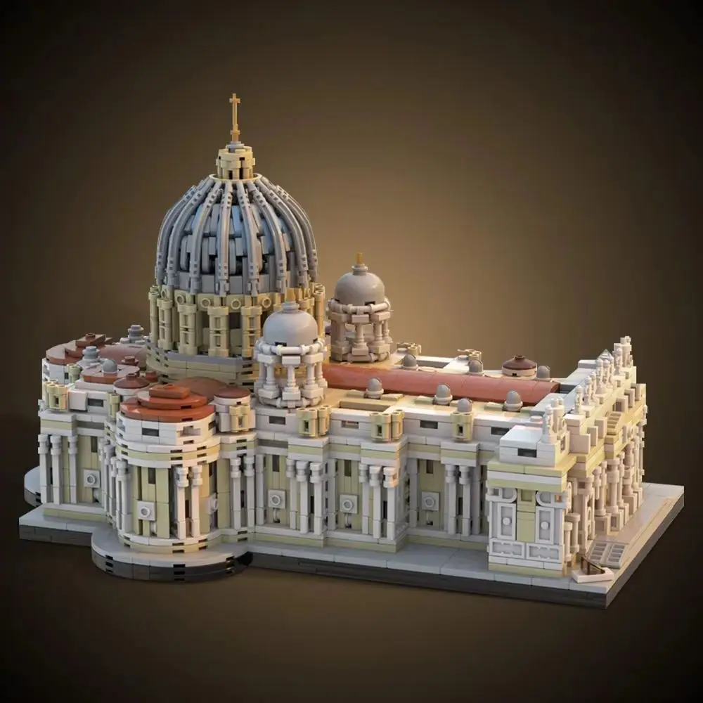 MOC-205664 Saint Peter's Basilica Building Blocks Model Saint Peter's Basilica Modular Architecture Bricks Assembly Toys Kid Toy
MOC-205664 Saint Peter's Basilica Building Blocks Model Saint Peter's Basilica Modular Architecture Bricks Assembly Toys Kid Toy