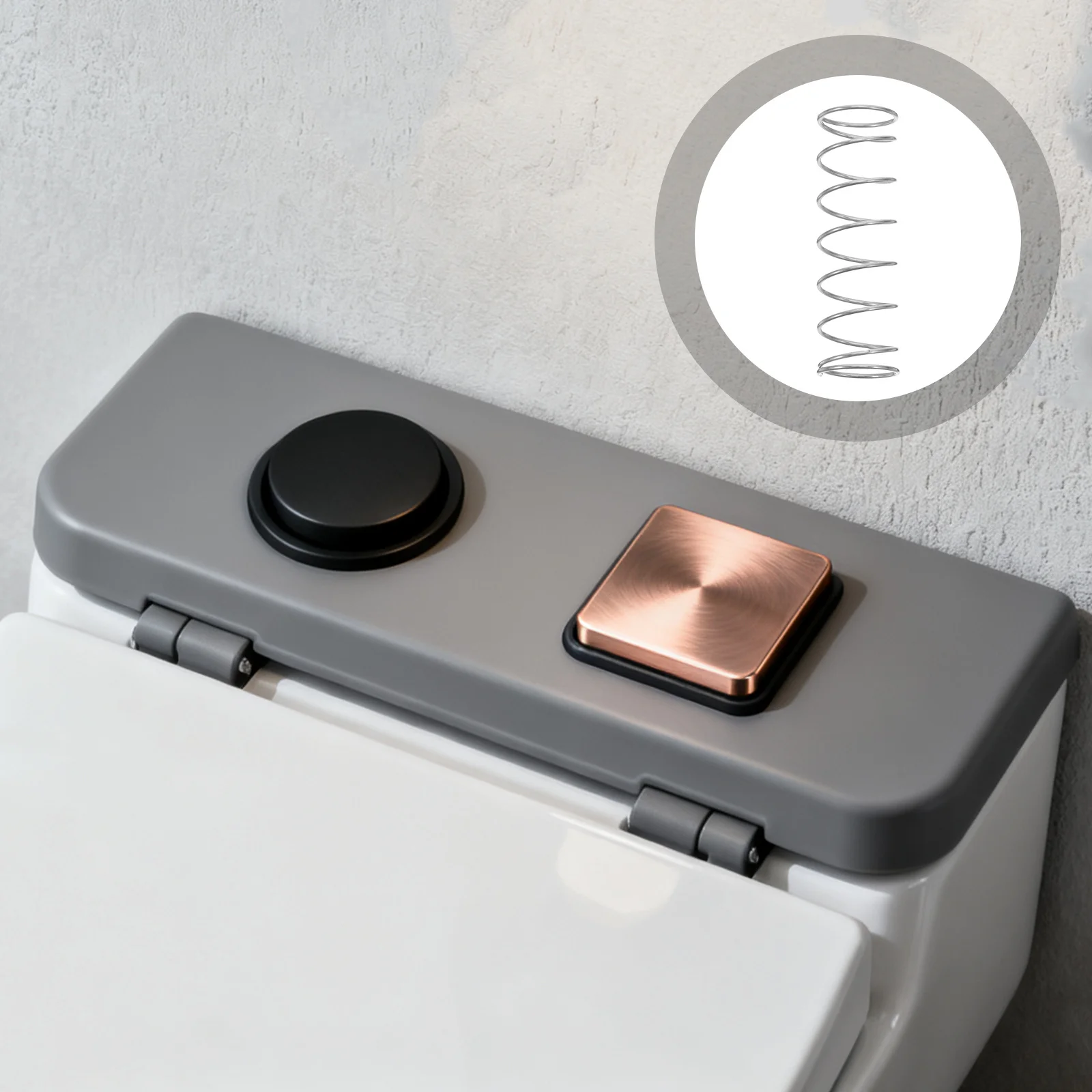 20Pcs Toilet Tank Button Replacement Stainless Steel Flush Push Springs High Performance Noise Reduction Toilet Repair Parts
20Pcs Toilet Tank Button Replacement Stainless Steel Flush Push Springs High Performance Noise Reduction Toilet Repair Parts