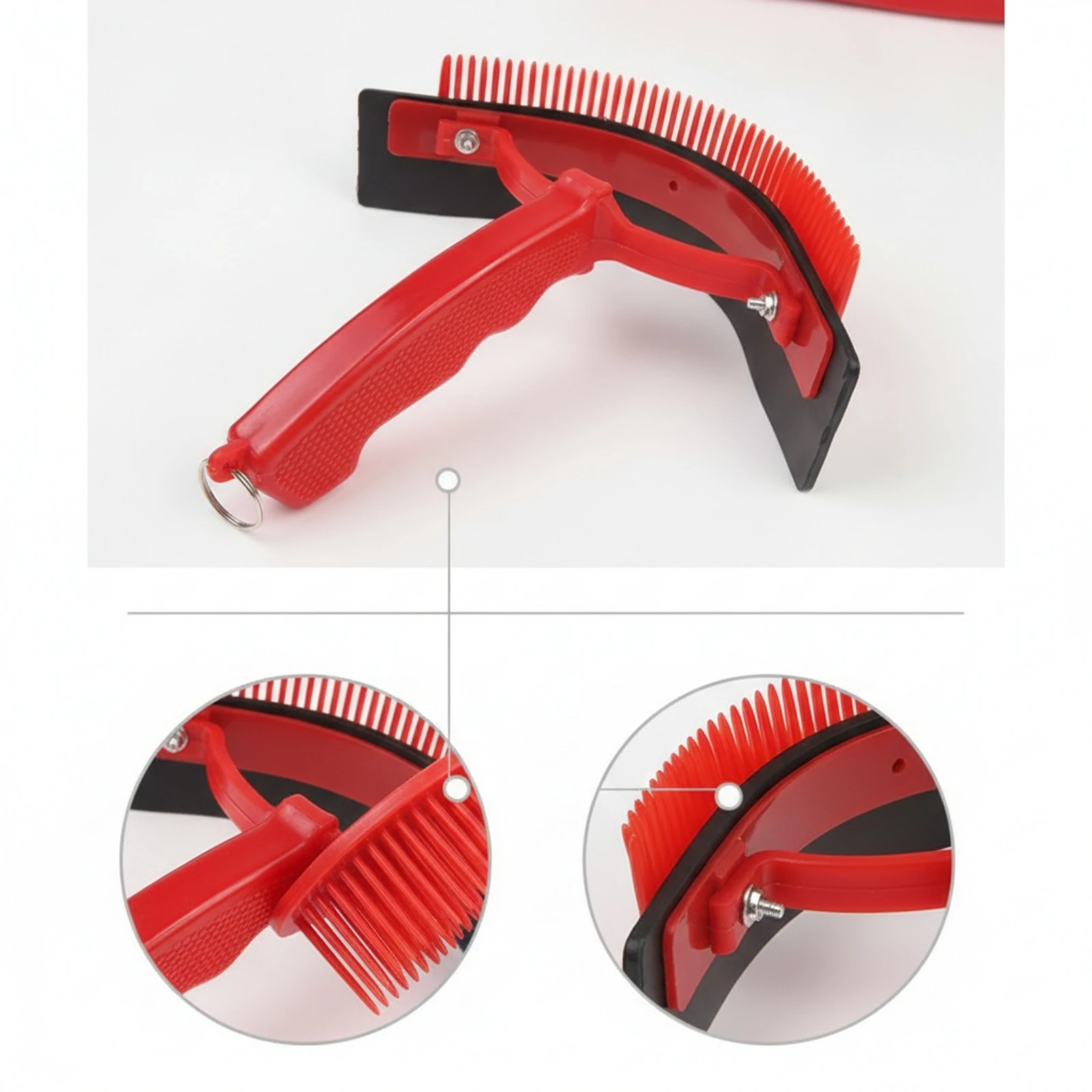 Horse Scraper with Comb Textured-Grip Curry Comb with Scraper Shedding Blade with Loop Ergonomic Grooming Tool Lightweight
Horse Scraper with Comb Textured-Grip Curry Comb with Scraper Shedding Blade with Loop Ergonomic Grooming Tool Lightweight