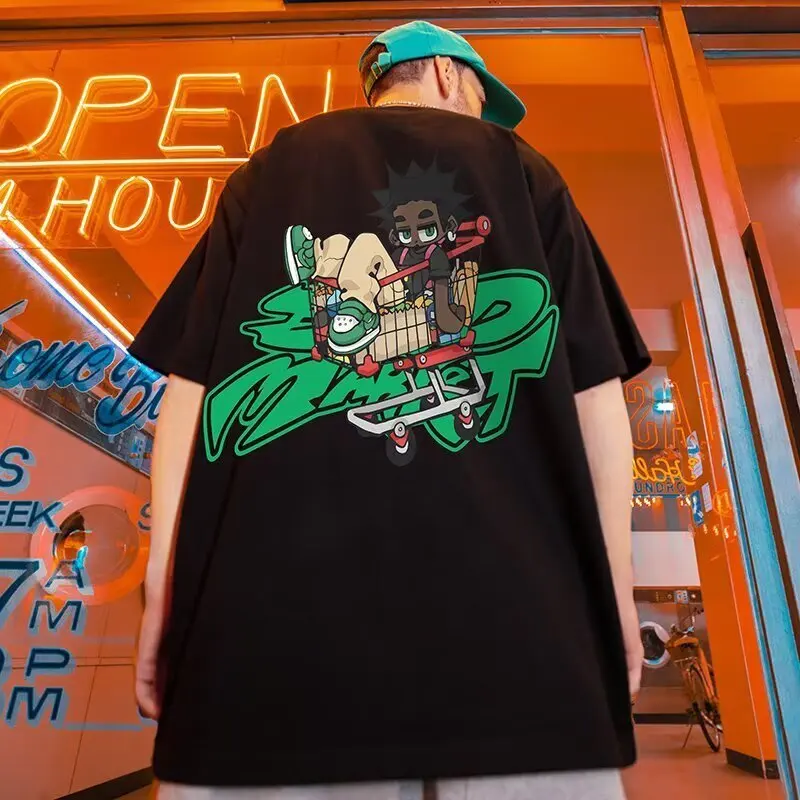 Summer New Casual Loose T-shirt Short Sleeved Men's Fashion Loose Printing Large 8XL Hip Hop Couple Wear Half Sleeve Cotton Top
Summer New Casual Loose T-shirt Short Sleeved Men's Fashion Loose Printing Large 8XL Hip Hop Couple Wear Half Sleeve Cotton Top