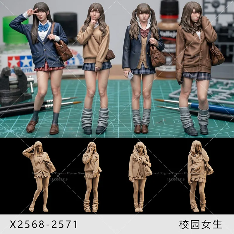 1/64 1/43 1/35 Scale Miniature Scene Dolls Un-panited White Figure Mini Model Seifuku-clad Bright and Resilient Japanese Girls
1/64 1/43 1/35 Scale Miniature Scene Dolls Un-panited White Figure Mini Model Seifuku-clad Bright and Resilient Japanese Girls