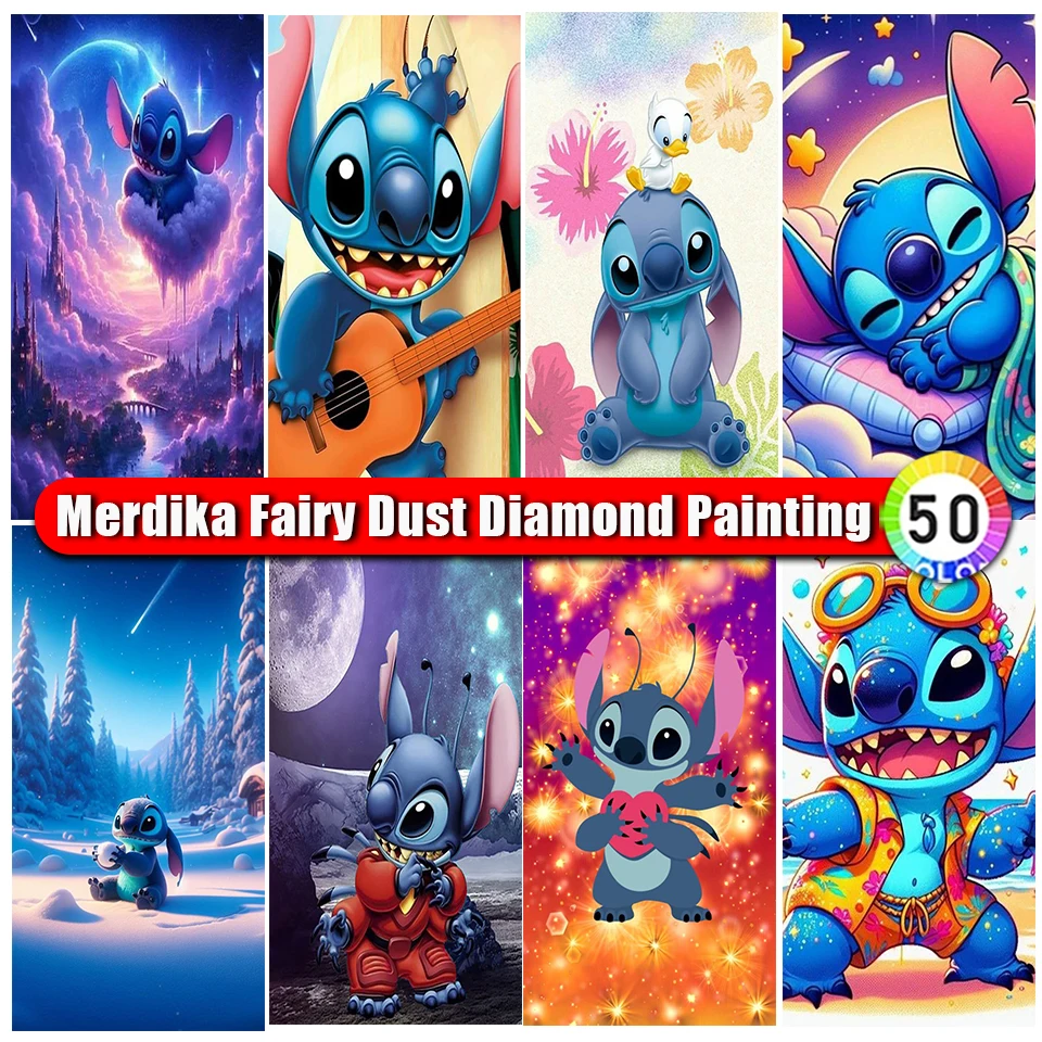 Fairy Dust Diamond Painting Disney Stitch New Collection 2024 Full Diamond Mosaic 5D DIY Cross Stitch Kits Art Home Decoration
Fairy Dust Diamond Painting Disney Stitch New Collection 2024 Full Diamond Mosaic 5D DIY Cross Stitch Kits Art Home Decoration
