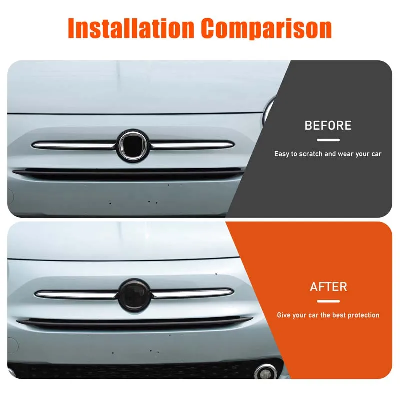 For Fiat 500 2016-2025+ ABS Black Car front and rear logo cover decoration sticker car exterior protection accessories 2Pcs
For Fiat 500 2016-2025+ ABS Black Car front and rear logo cover decoration sticker car exterior protection accessories 2Pcs