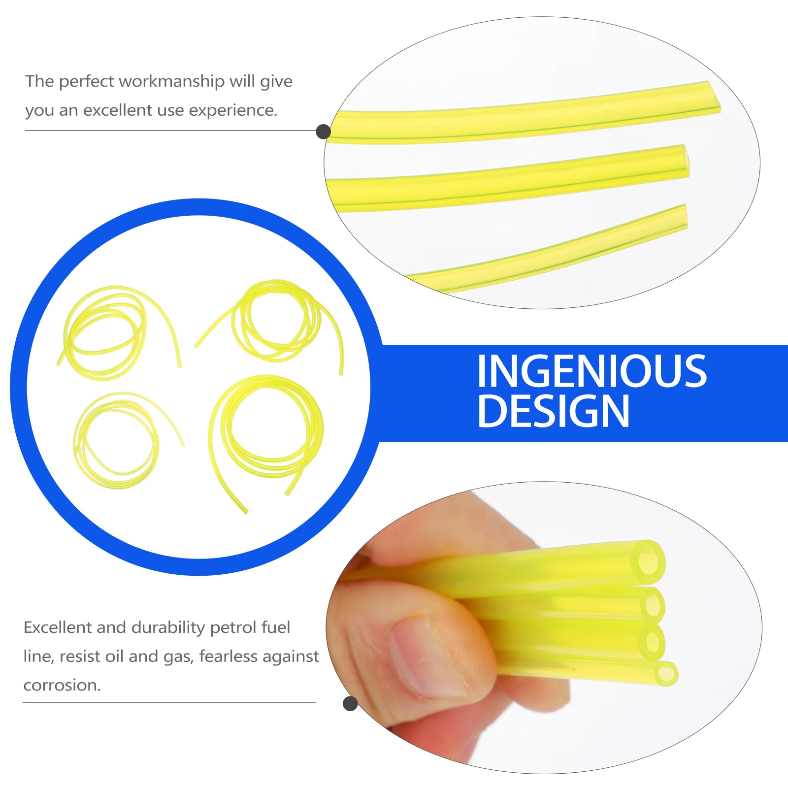 4pcs Petrol Line Hose Durable Oil Resistant For Small Engine Chainsaw String Trimmer Tube Corrosion Proof
4pcs Petrol Line Hose Durable Oil Resistant For Small Engine Chainsaw String Trimmer Tube Corrosion Proof