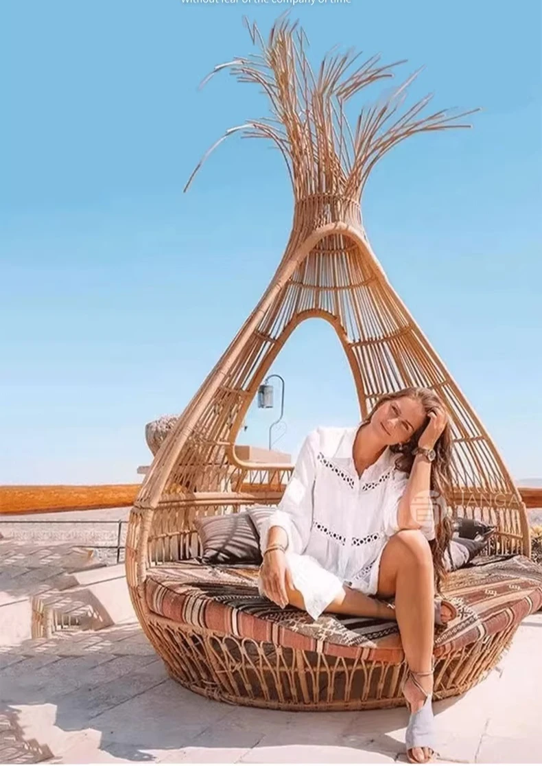 Уличная плетеная кровать-гамак для патио, террасы, виллы, диван-клетка для птиц
Уличная плетеная кровать-гамак для патио, террасы, виллы, диван-клетка для птиц