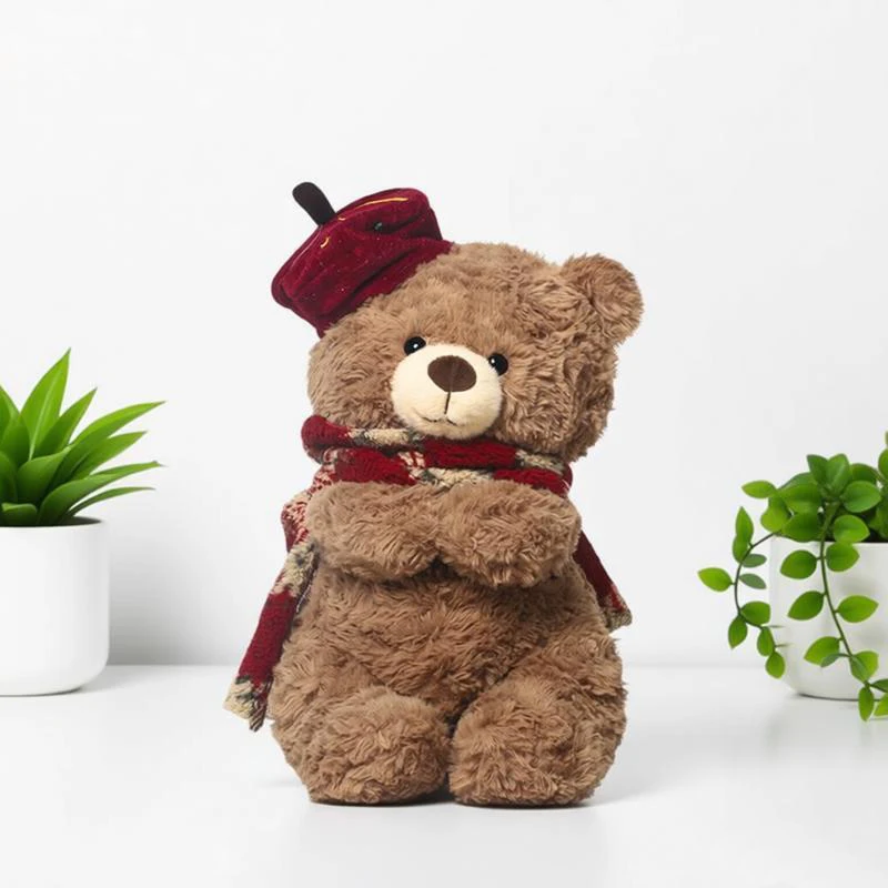 New Teddy Bear Plush Toy with Scarf Kawaii Bear Doll Lovely Birthday Gift Teddy Bear Stuffed Toy Room Decor Animal Ornament
New Teddy Bear Plush Toy with Scarf Kawaii Bear Doll Lovely Birthday Gift Teddy Bear Stuffed Toy Room Decor Animal Ornament