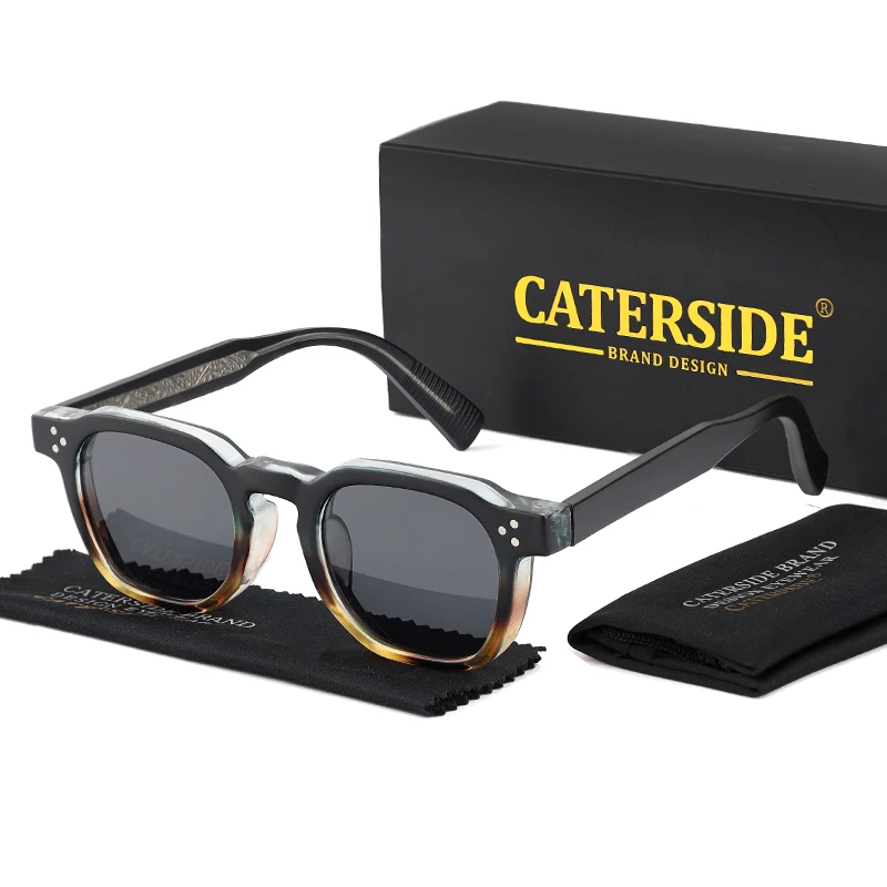 CATERSIDE Retro Sunglasses Men Square Frame Pin Lens Temple Brand Design Women's Sun Glasses Fashion Party Festival Gift
CATERSIDE Retro Sunglasses Men Square Frame Pin Lens Temple Brand Design Women's Sun Glasses Fashion Party Festival Gift