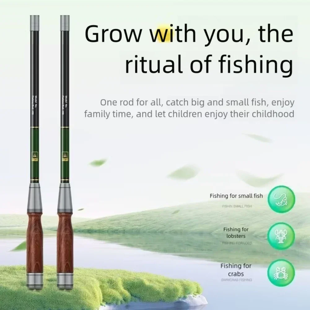 Ready-to-Fish Mini Micro-Object Fishing Set - 1.2-2.7m Ultralight Short Section Stream Rod Portable Pen-Style Hand Rod
Ready-to-Fish Mini Micro-Object Fishing Set - 1.2-2.7m Ultralight Short Section Stream Rod Portable Pen-Style Hand Rod