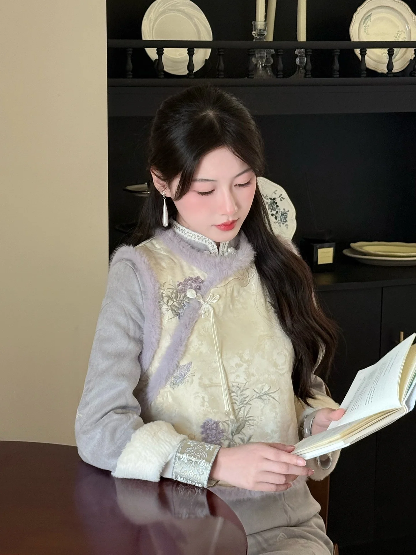 Young Women's Purple Vest Set Fce Lined Winter Vintage Sle Long Dr High Slit Daily Wear Polyester Blend
Young Women's Purple Vest Set Fce Lined Winter Vintage Sle Long Dr High Slit Daily Wear Polyester Blend